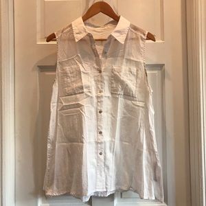 Eileen Fisher thin linen tank